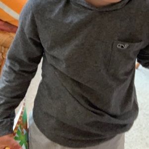 Vineyard Vines long sleeve t-shirt with hood.